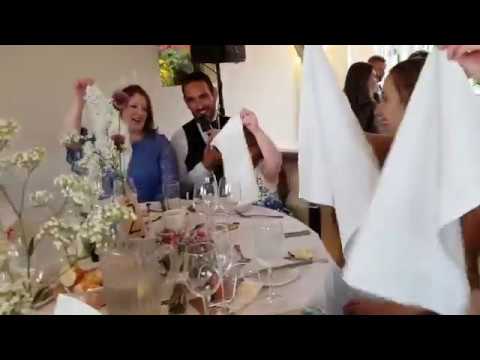 Wedding Singer John Norcott performing That's Amore by Dean Martin at Bella Vista in Rochdale.