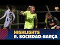 [HIGHLIGHTS] Real Sociedad 2-5 FC Barcelona Women’s Team
