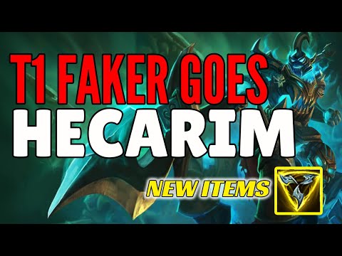 T1 Faker Plays Hecarim vs Olaf Jungle - Masters Challenger Gameplay - New Items Season 11