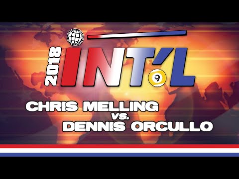 Chris MELLING vs. Dennis ORCOLLO: 2018 INTERNATIONAL 9-BALL OPEN