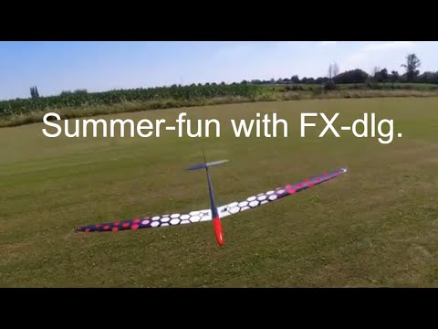 Fun with FX,  DLG rc glider.