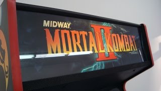 Mortal Kombat II Coin Operated Arcade Cabinet!  Original, Full Size Machine, Not the Cardboard One!