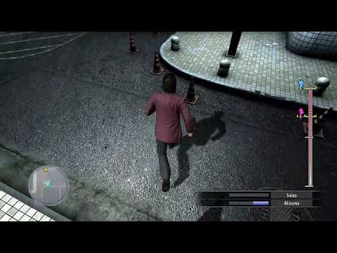 Yakuza 4 - Akiyama Chase Training but I got carried away.