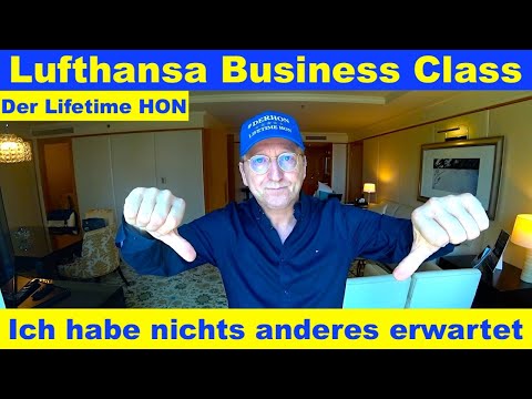 Lufthansa Business Class (Komplette Flugkritik) #businessclassflight #lufthansa #frusthansa