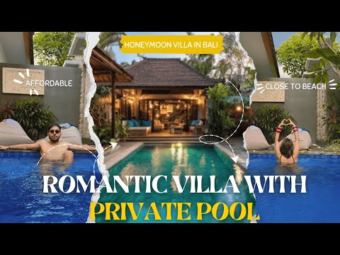 Romantic Villa in Bali with Private Pool | 2 mins from Beach