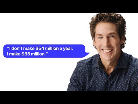 Joel Osteen has to feed his family