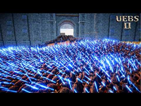 100,000 JEDI KNIGHTS & JOHN WICK vs 4,000,000 DUNE FREMEN | Ultimate Epic Battle Simulator 2 UEBS 2