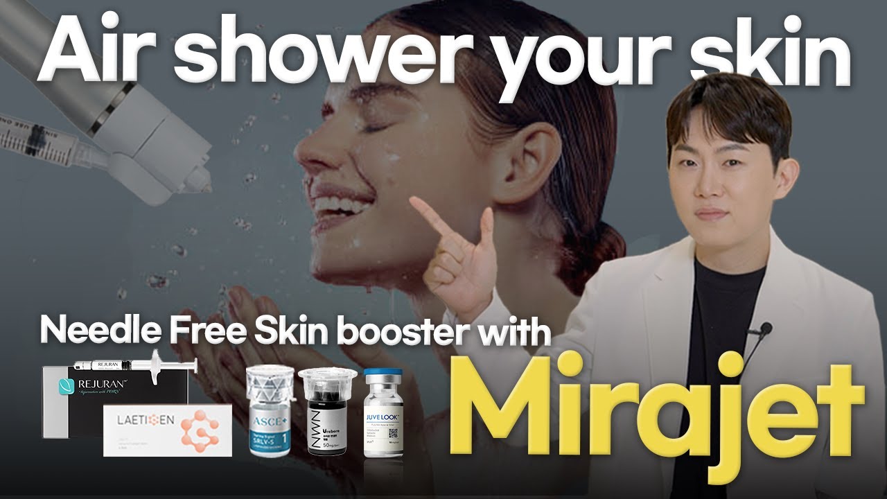 Needles or Pain❌ Premium needle free skin booster with mirajet #Mirajet #skinbooster #koreanskincare