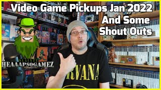 Video Game Pickups January 2022 With Shout Outs