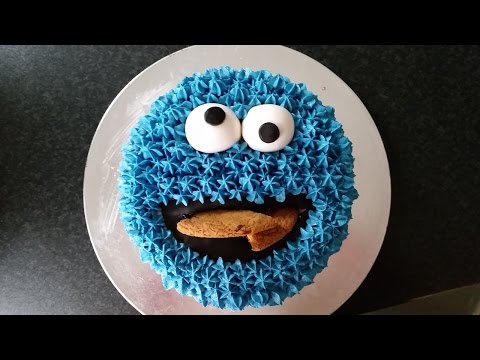 Cookie Monster Cake Video