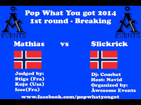 PWYG FINALS 2014 | 1st round | Breaking | Mathias vs Slickrick