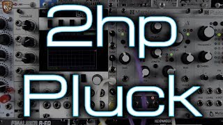 Video thumbnail for 2hp - Pluck (Karplus Strong Plucked String Eurorack Voice) by DivKid