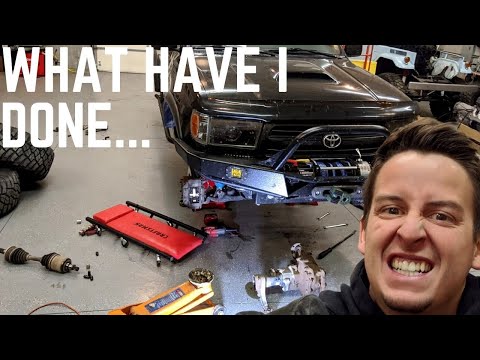 3rd Gen 4Runner Front Differential Removal (4wd delete kit)