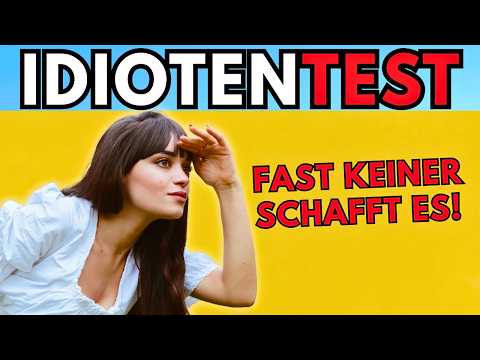 Der GRÖßTE Idiotentest auf YouTube! 🤯🧠 Wie schlau bist du wirklich? 🤔