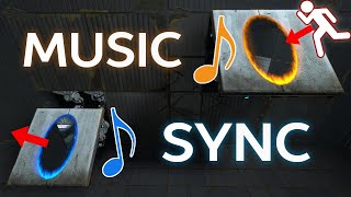 If Portal 2 was a Rhythm Game (Synchronized Music 