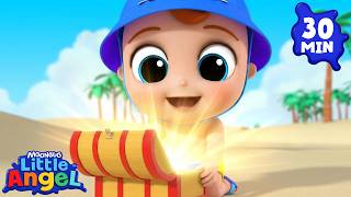 Download lagu Baby John’s 4-Step Treasure Hunt! 🏖️| Little Angel Nursery Rhymes & Kid Songs mp3