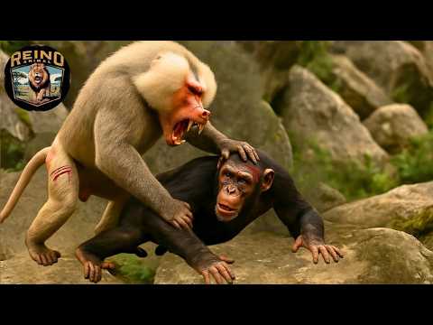 Ruthless Africa: The Deadly Battle Between Baboons and Chimpanzees #wildanimals | Animal Kingdom