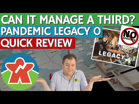 Pandemic Legacy Season 0 - Quick Non Spoiler Review - Can It Manage A Third?