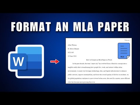 Formatting A Paper In MLA Style In Microsoft Word 2025