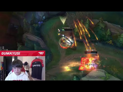 T1 Gumayusi's Varus  insane 1vs1 Olaf
