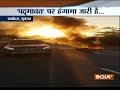 Padmaavat row: Protesters torch vehicles, block national highway near Ahmedabad