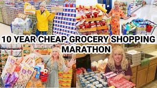 Shop with Me at America's Cheapest Grocery Store BEST OF 10 Year Marathon!