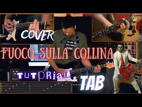 Fuoco Sulla Collina - Ivan Graziani Cover con Tab Accordi e Soli Rallentati Fractal FM3
