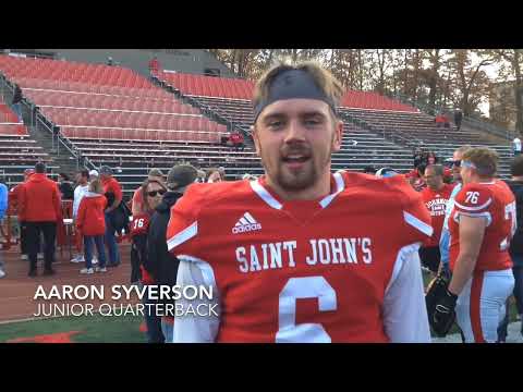 Post-Game Interviews w/SJU's Larson, Syverson & Fasching - 2022 Gustavus