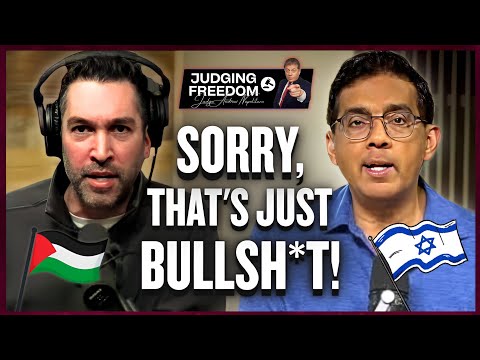 Dave Smith Gets PISSED When Dinesh D'souza Calls Out His Lies about Israel!