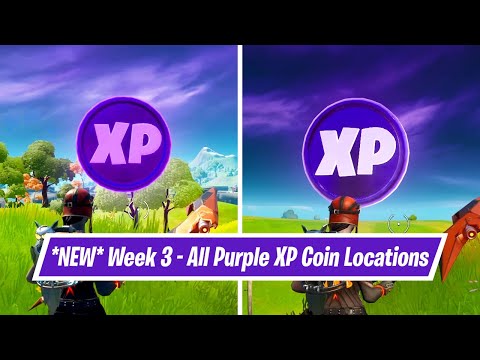 Week 3 - All Purple XP Coin Locations in Fortnite Chapter 2 Season 3
