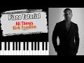 🎹ALL THINGS by Kirk Franklin (easy piano tutorial lesson free)