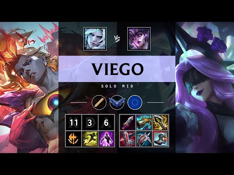 Viego Mid vs Syndra - EUW Diamond Patch 25.15
