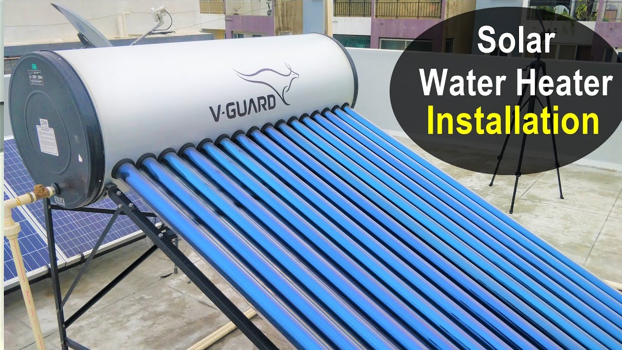 Watch video Solar Water Heater Installation - 200 Liters Now Solar Water Heater Installation - 200 Liters