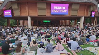 After 'Lawn Rush' of Filene Center, Wolf Trap National Park for the Performing Arts