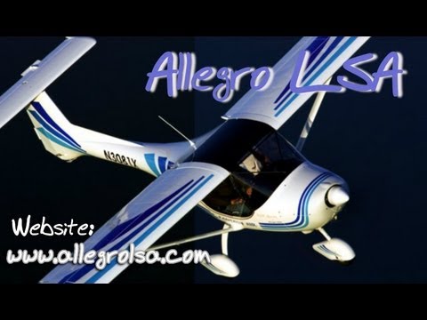 Allegro light sport aircraft from Allegro LSA, American made light sport aircraft.
