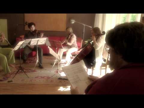 The Stolz Quartet works with Oliver Knussen
