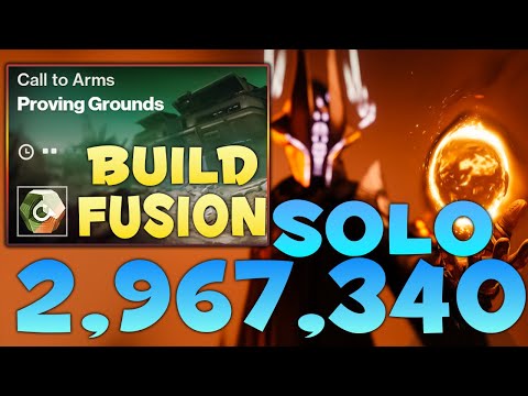 Solar Warlock Meta Build DOMINATES Solo Proving Grounds 2,967,340 Score! Destiny 2 Call to Arms.