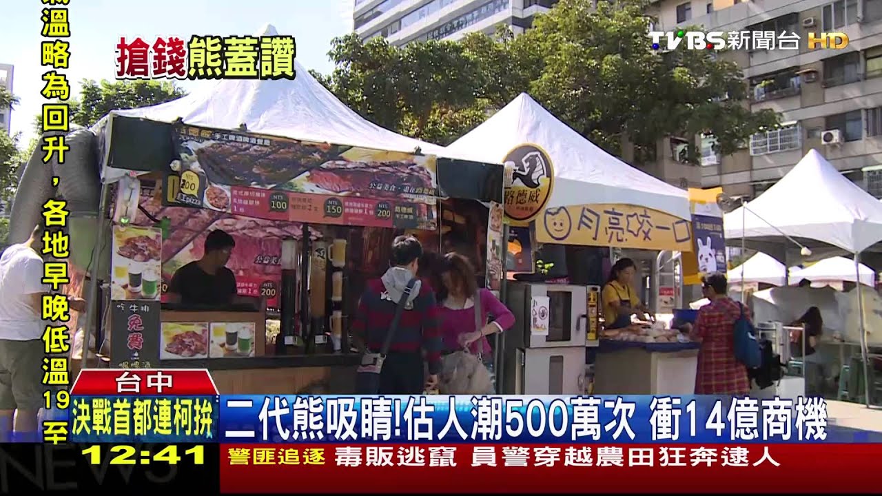 二代熊吸睛!估人潮5百萬次 衝14億商機