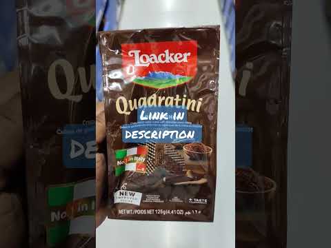 Loacker Quadratini Double Choc 250g - Italy#amazonfinds #amazon #shorts