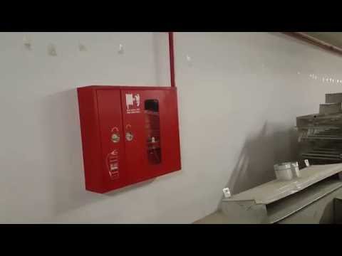 Fire hose cabinet details