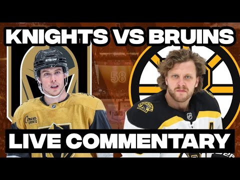 Boston Bruins Vs Vegas Golden Knights LIVE COMMENTARY | 2025-26 NHL Season