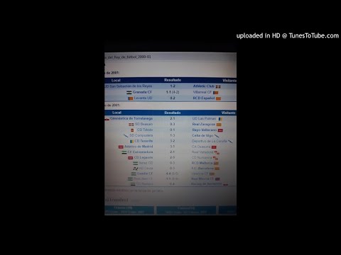 COPA DEL REY 2000/01. 16º FINAL. RADIO