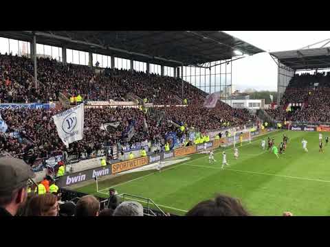 Ausgleichstor Karlsruhe vs. St Pauli 2:2 pure Ekstase im Gästeblock