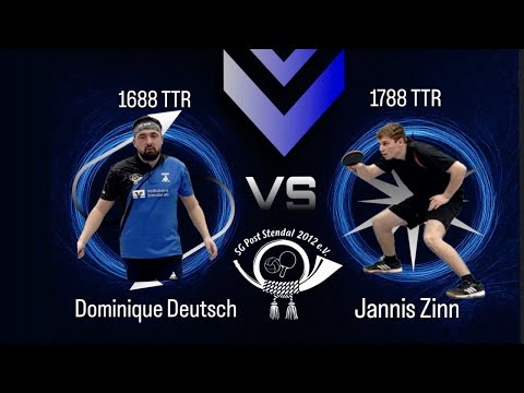 BL MD/Altmark🏓| Jannis Zinn (1788 TTR) : Dominique Deutsch (1688 TTR)