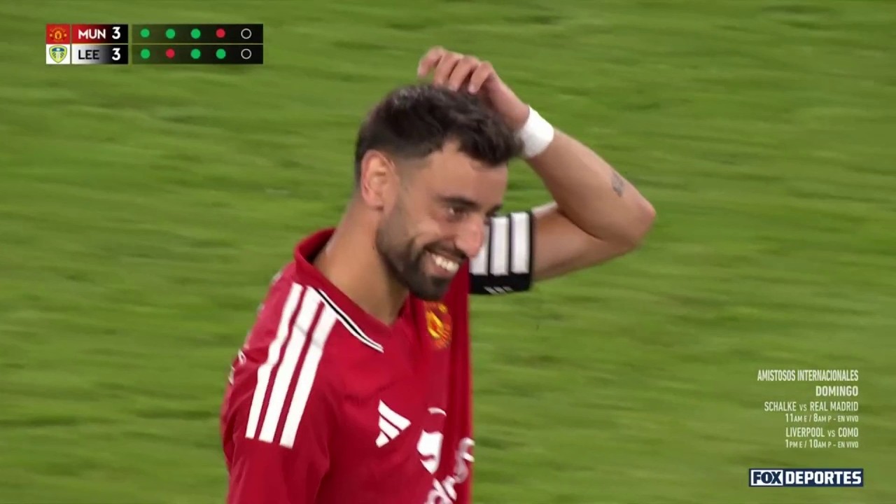 😱🤩 TANDA COMPLETA DE PENALES | Manchester United 1-1 (5-4) Leeds United | Amistoso de Clubes