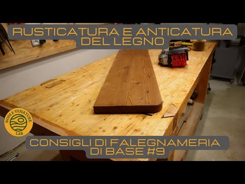 RUSTICATION AND ANTIQUE FINISHING OF WOOD - Basic carpentry tips #9 -