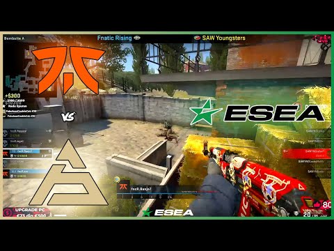 fnatic Rising vs SAW Youngsters | ESEA S39 EU - CSGO Advanced - HiGHLiGHTS | CSGO