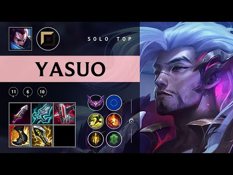 Yasuo Top vs Sett - EUW Master Patch 25.24