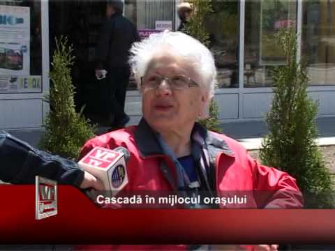Cascadă în mijlocul oraşului