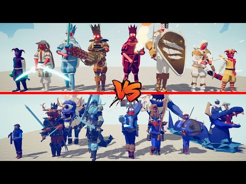 ROYAL MEDIEVAL VS NEW VIKING FACTION | Totally Accurate Battle Simulator